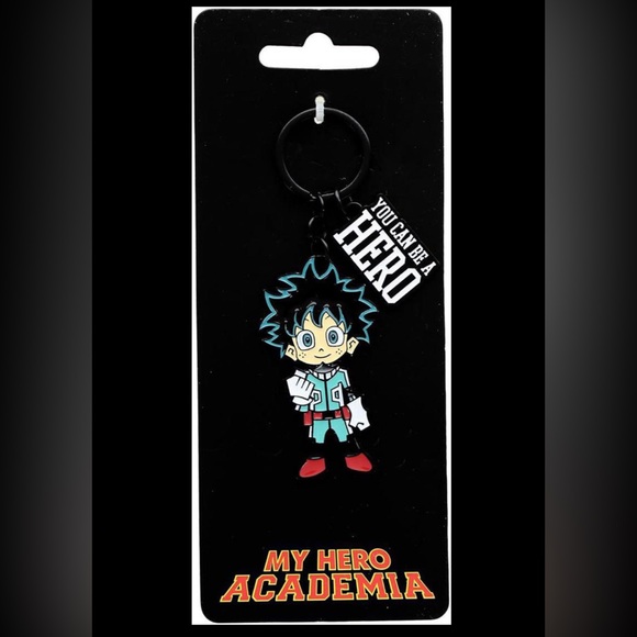 NWT My Hero Academia Izuku Midoriya Enamel Keychain - Picture 1 of 4
